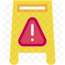 Wet Floor Warning Tools And Utensils Icône