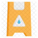 Wet Floor Sign Danger Icône