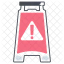Wet Floor Warning Floor Icon