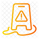 Wet Floor Wet Cleaning Icon