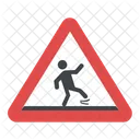 Caution Floor Sign Icon