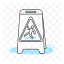 Wet Floor Sign icon  Icon