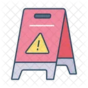 Wet Floor Sign Floor Sign Icon