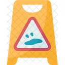 Wet Floor Warning  Icon