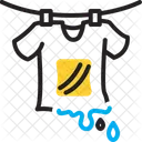 Wet Dampened Soaked Icon