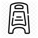 Wet Floor Clean Icon