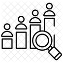 Wettbewerbsanalyse  Symbol