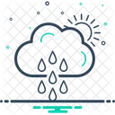 Wetter Wolken Regen Symbol