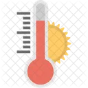 Vorsicht Hohe Temperaturen Icon