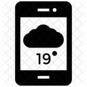 Wetter App Wetterinformationen Mobile App Symbol