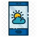 Wetter Apps Mobile Anwendung Mobile Apps Symbol