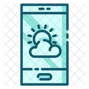 Wetter Apps Mobile Anwendung Mobile Apps Symbol