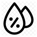 Luftfeuchtigkeit Wetter Temperatur Symbol