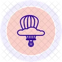 Wetterballon Liniensymbol Symbol