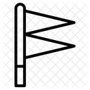 Wetterwarnflagge  Symbol