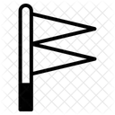 Wetterwarnflagge Wetterflagge Symbol