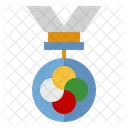 Wettkampfmedaille  Symbol