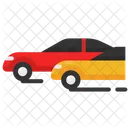 Wettrennen  Symbol