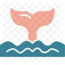 Whale Fin Animal Icon