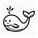 Whale Animal Fish Icon