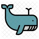 Whale Zoo Animals Icon