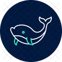 Whale Tail Ocean Icon