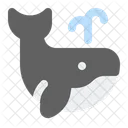 Whale Fish Ocean Icon