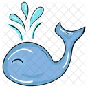 Whale Fish Animal Icon