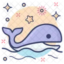 Whale Mammal Sea Creature Icon