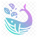 Whale Aquatic Animal Mammal Icon