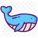 Whale Blue Whale Wild Sea Animal Icon