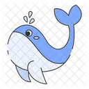 Whale Fish Big Fish Icon