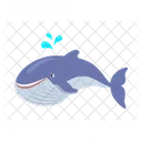 Whale Aquatic Fauna Icon