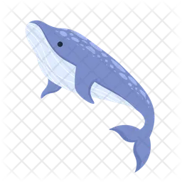 Whale humpback underwater  Icon