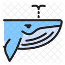 Whale Mammal Ocean Icon