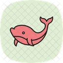 Whale Tail Ocean Icon