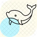 Whale Tail Ocean Icon