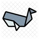 Whale Origami  Icon