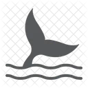 Whale Tail Aquatic Icon