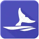 Whale Fin Sea Icon