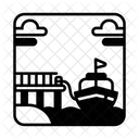 Wharf Dock Port Icon