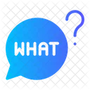 What Question Questions Icon