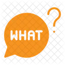 What Question Questions Icon