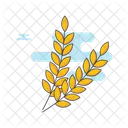 Wheat Grain Farming Icon