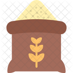 Wheat Bag Icon - Download in Flat Style