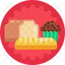 Bread Cake Queen Cake Icon