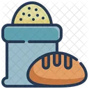 Wheat Bread Baking Icon