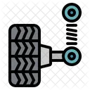 Wheel Tire Garage Icon