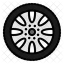 Wheel Tires Car Icon