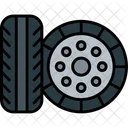 Wheel Isolated Object Icon